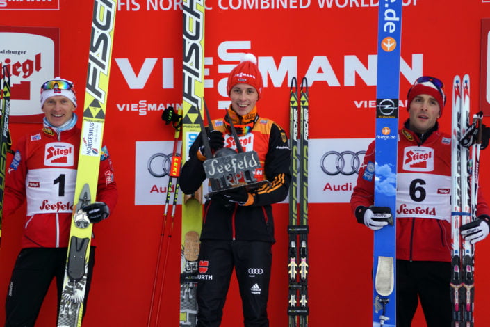 Gesamtsieger Nordic combined triple Seefeld 2014